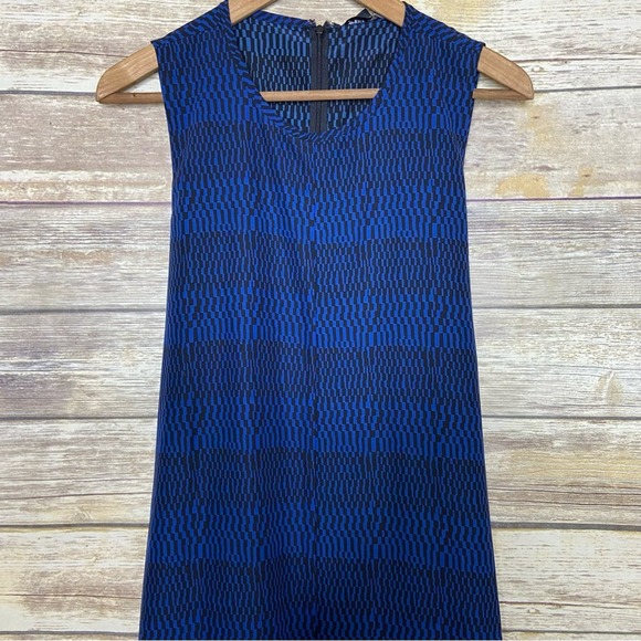 Ilana Kohn M checks print sleeveless jumpsuit in blue - Picture 4 of 7